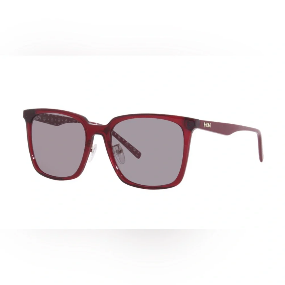 😎 MCM 56MM Burgundy Sunglasses